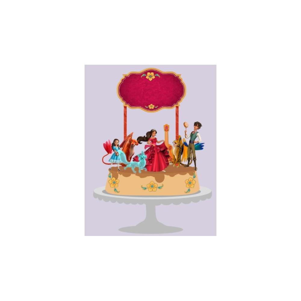 Topo de Bolo Elena de Avalor 01