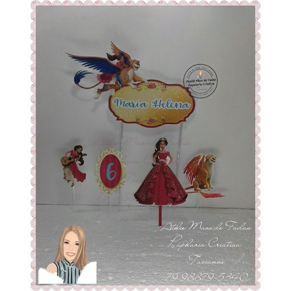 Topo de Bolo Elena de Avalor 04