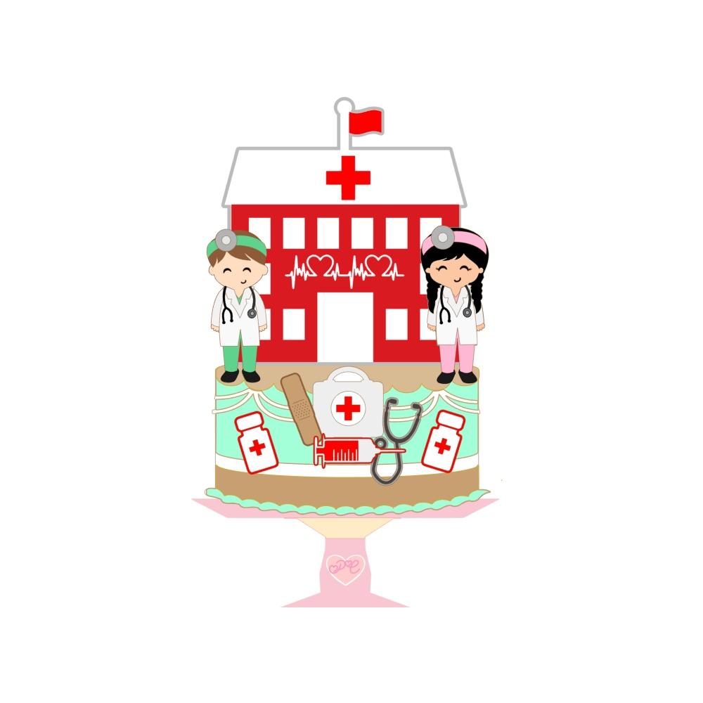 Topo de Bolo Enfermagem - Medicina 31