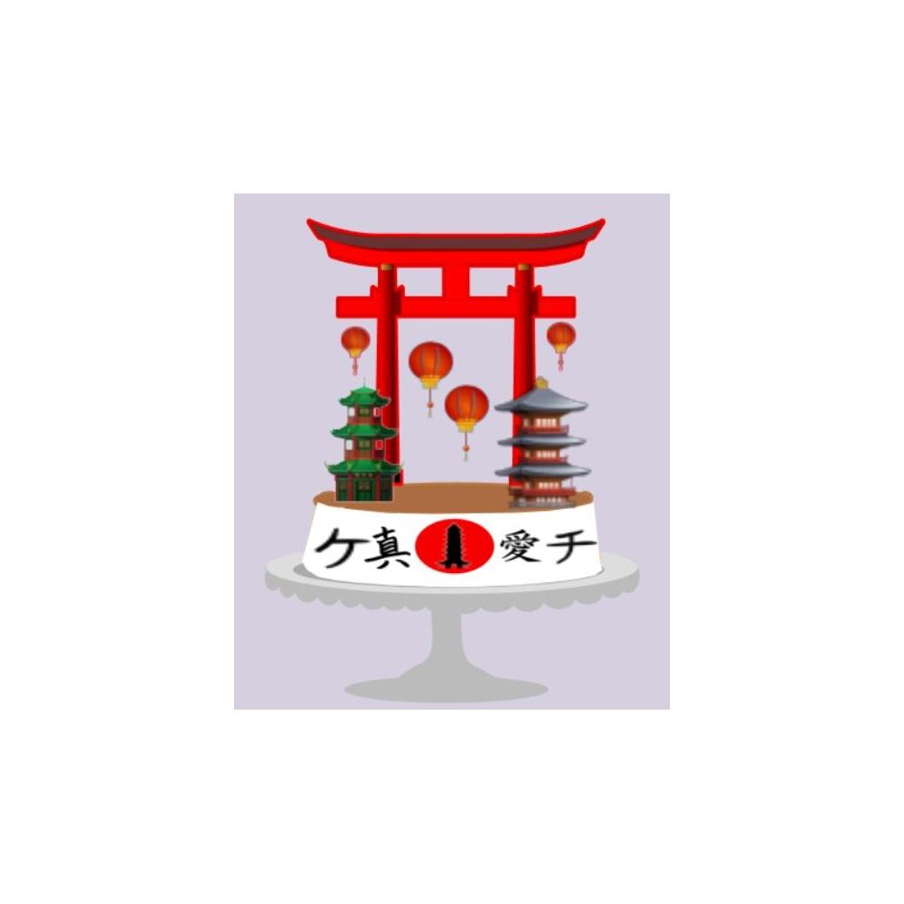 Topo de Bolo Japão 01