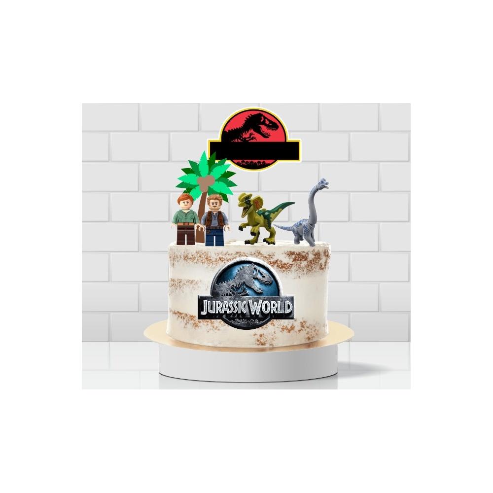 Topo de Bolo Jurassic Park 11