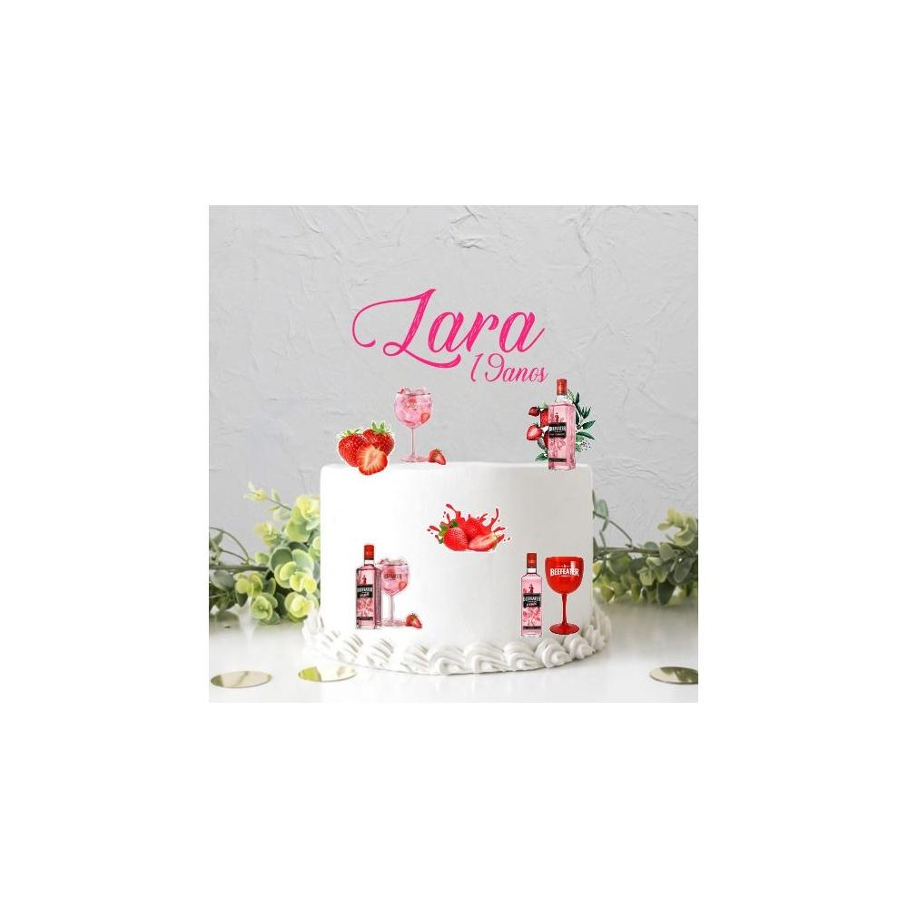Topo de Bolo Gin Tônica 04 para imprimir
