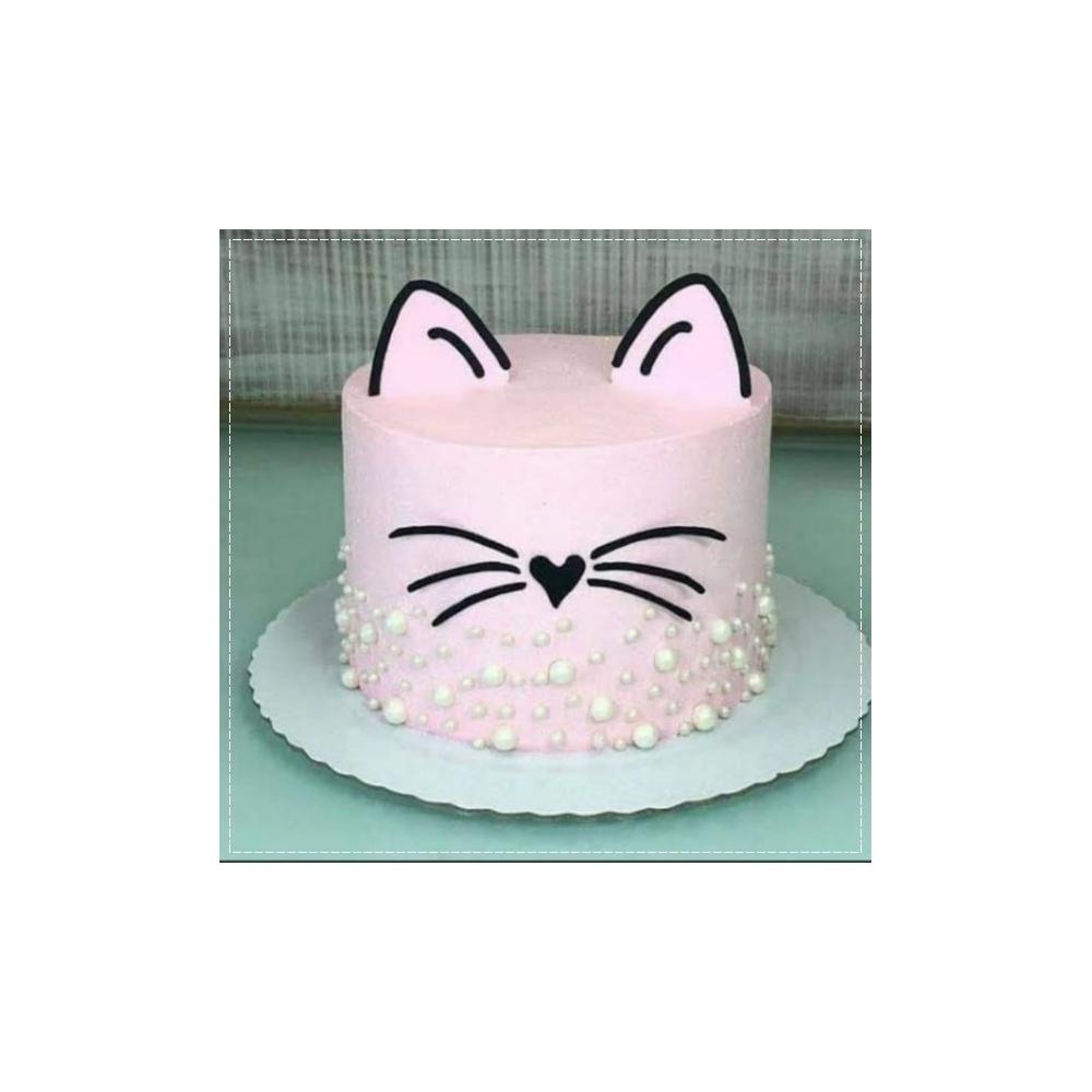 Topo de Bolo Gatinho(a) 23 para imprimir