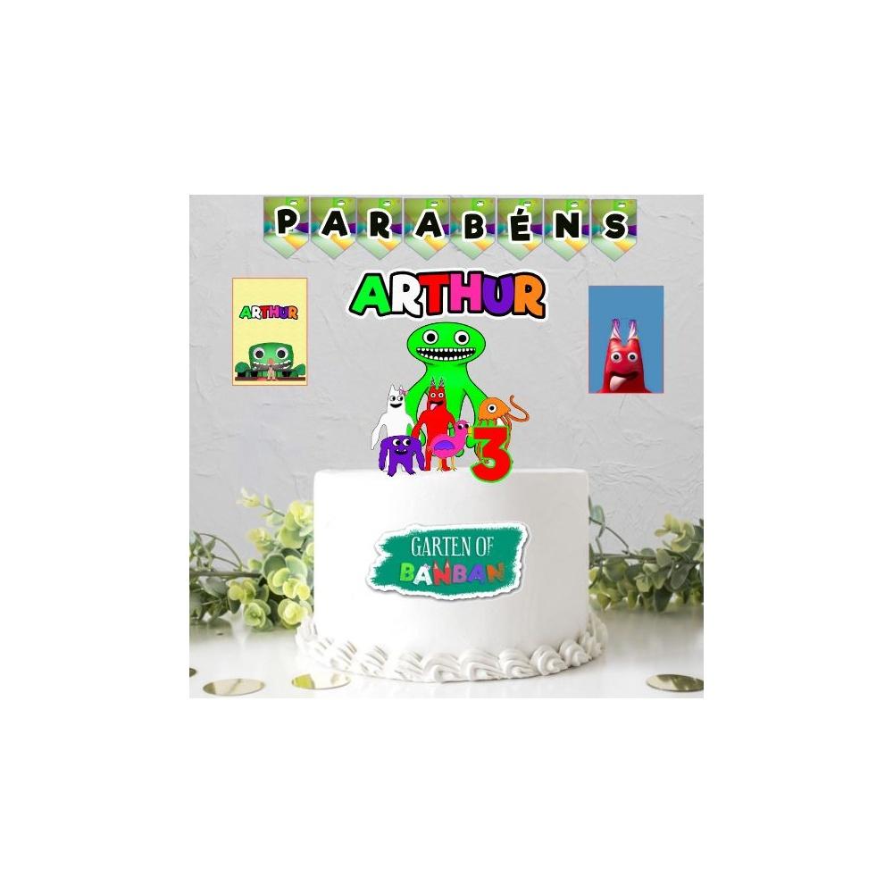 Topo de bolo Garten of Banban 01para imprimir