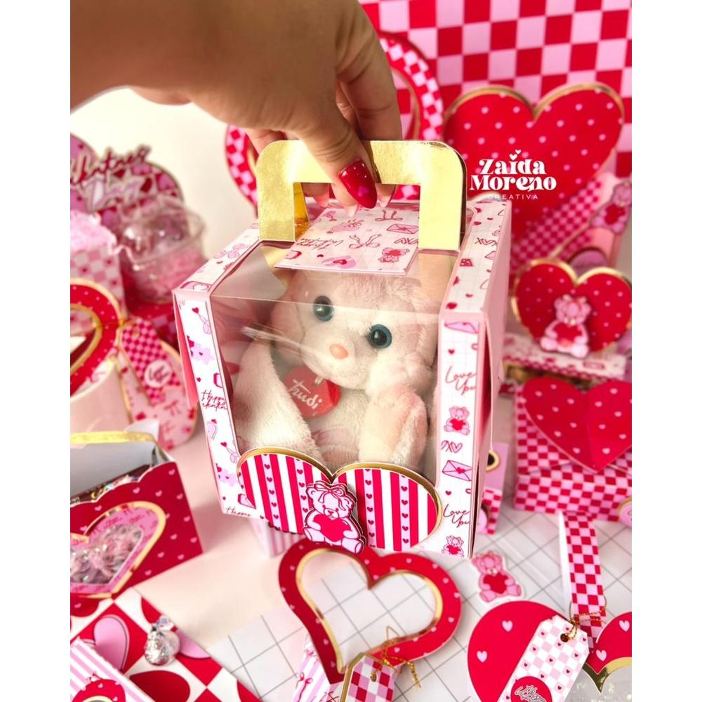 Arquivo de corte Caixa porta doces ou presentes amor