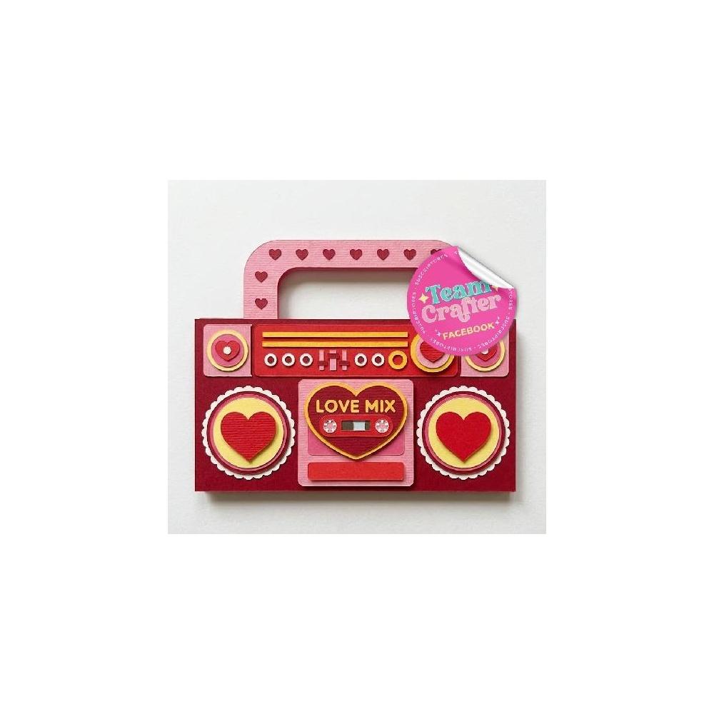 Arquivo de corte CAixa vintage radio amor