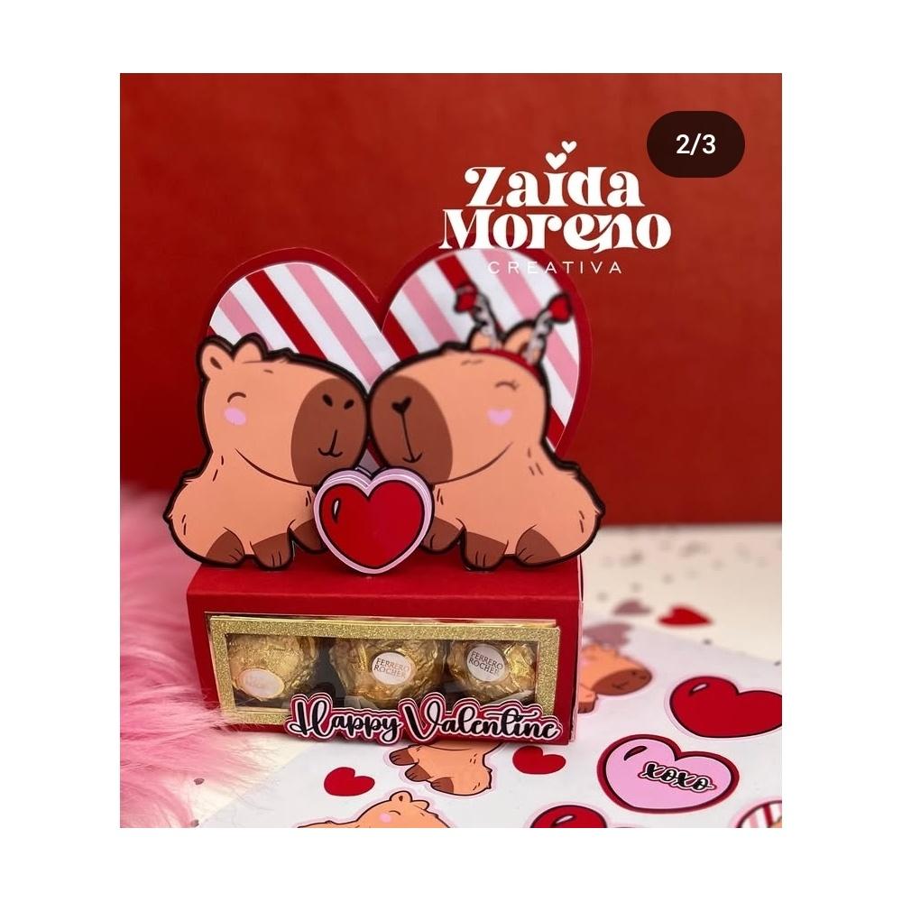 Arquivo de corte COLECCION_CAPIBARA_SAN_VALENTIN_CAJA_FERRERO_ZMC