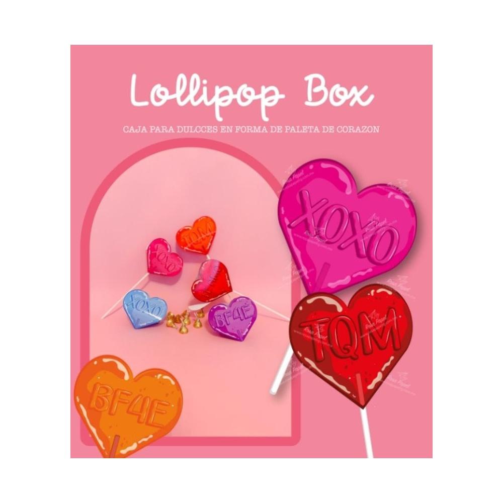 Arquivo de corte paleta corazon
