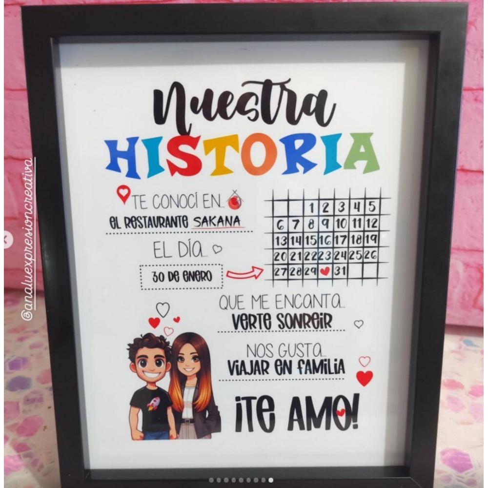 Arquivo de corte Quadro de Aniversário de Namoro