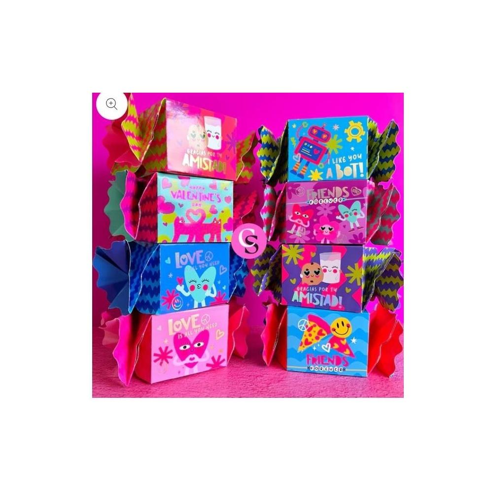 Arquivo de corte TEMPLATE CRACKER CANDY BOX