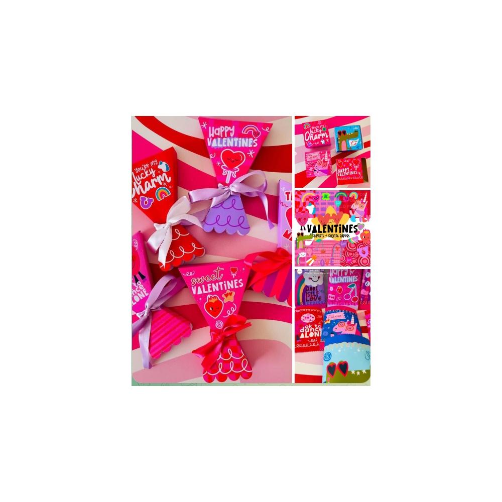 Arquivo de corte Valentines Hello Pompom
