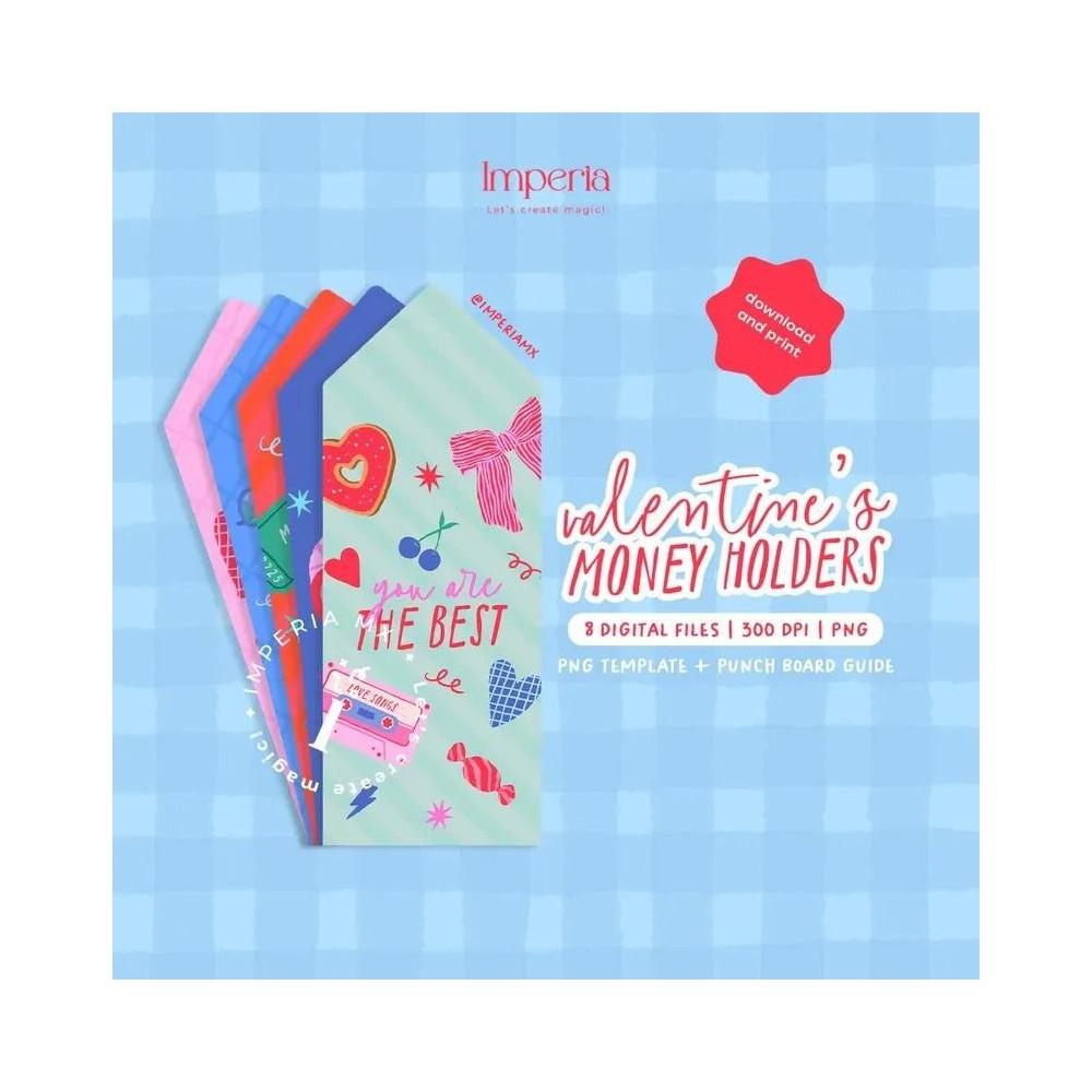 Arquivo de corte Valentines Money Holders