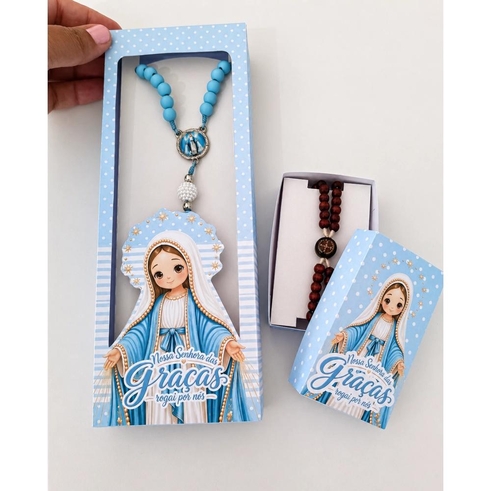 ARQUIVO DIGITAL CAIXA TERÇO + BRINDE -Nossa Senhora das Graças