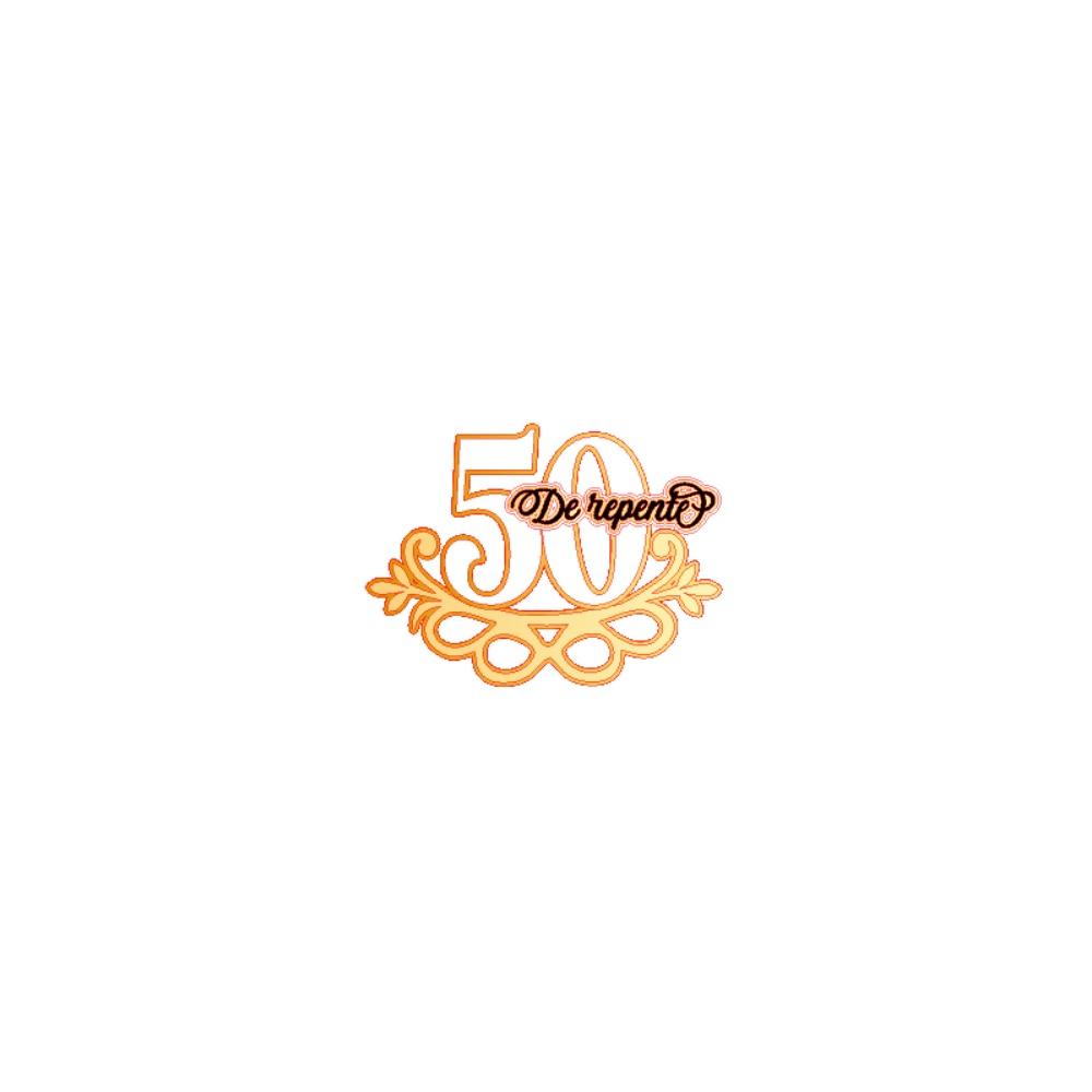 Topo de bolo 50 anos 002