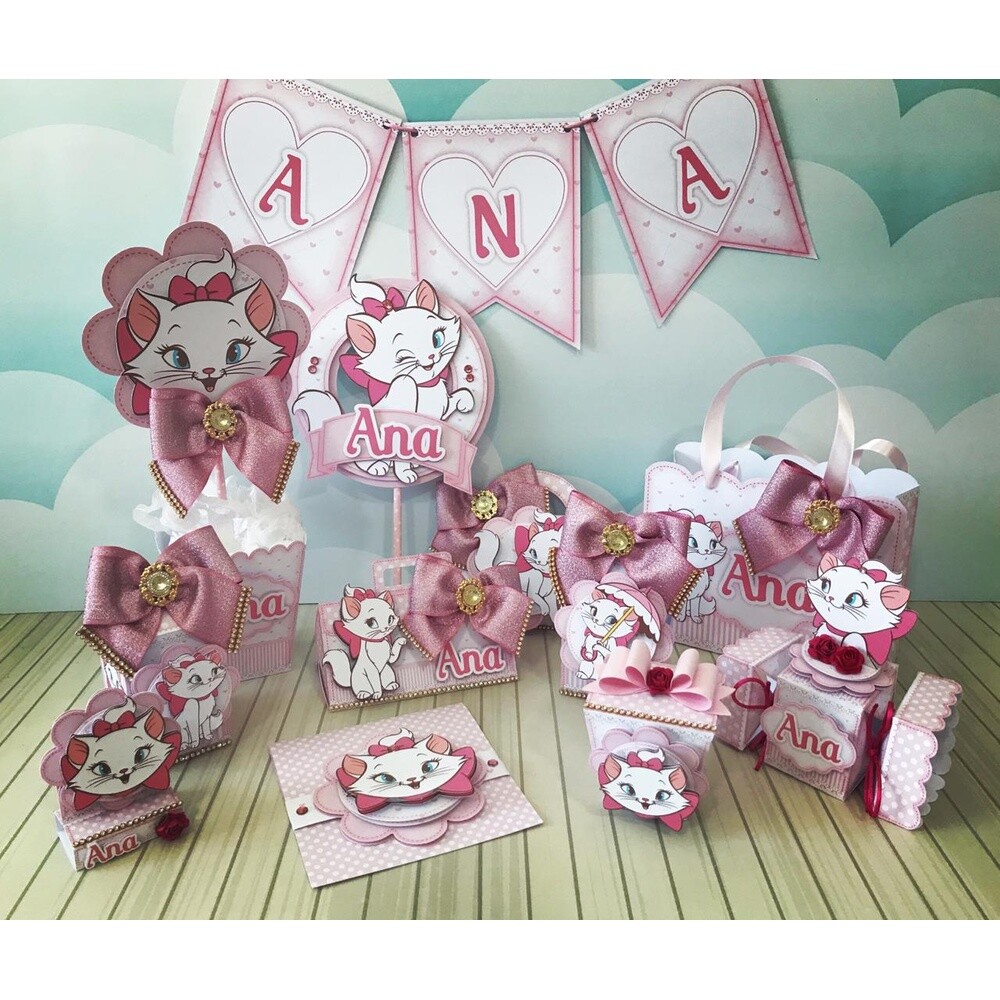 Arquivo de Corte Gatinha Marie 03 para imprimir