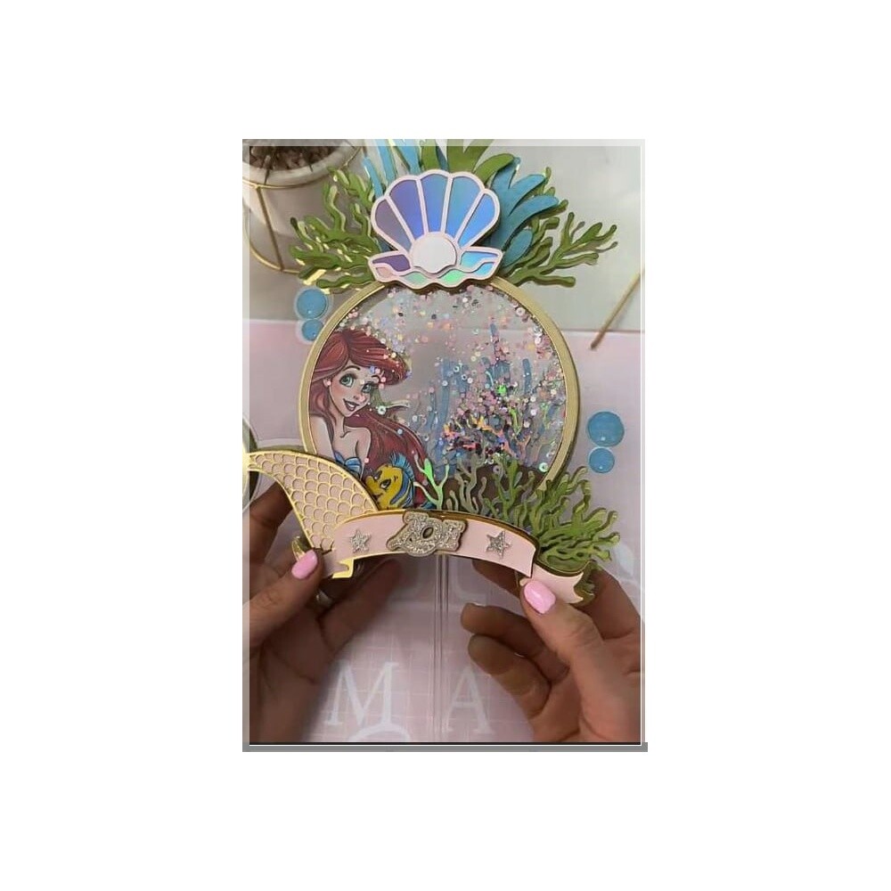 Topo de bolo 14 - Ariel a