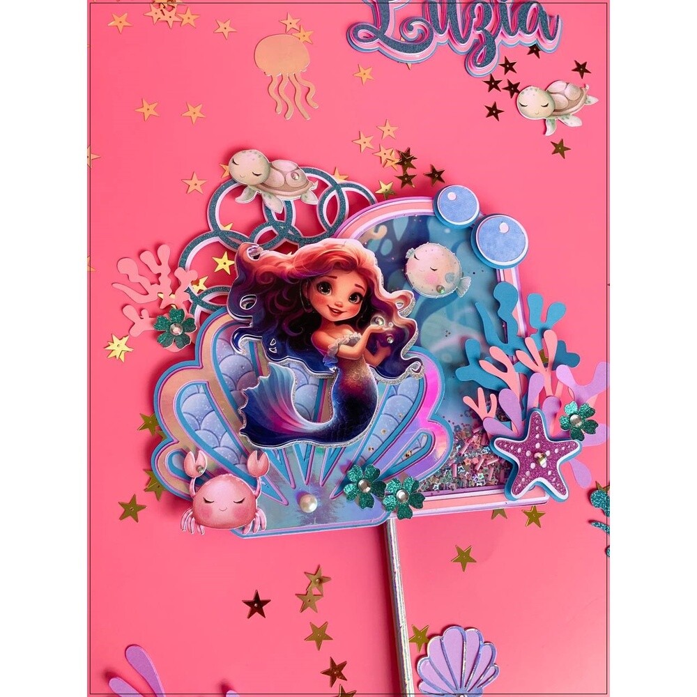 Topo de bolo 24 - Ariel a