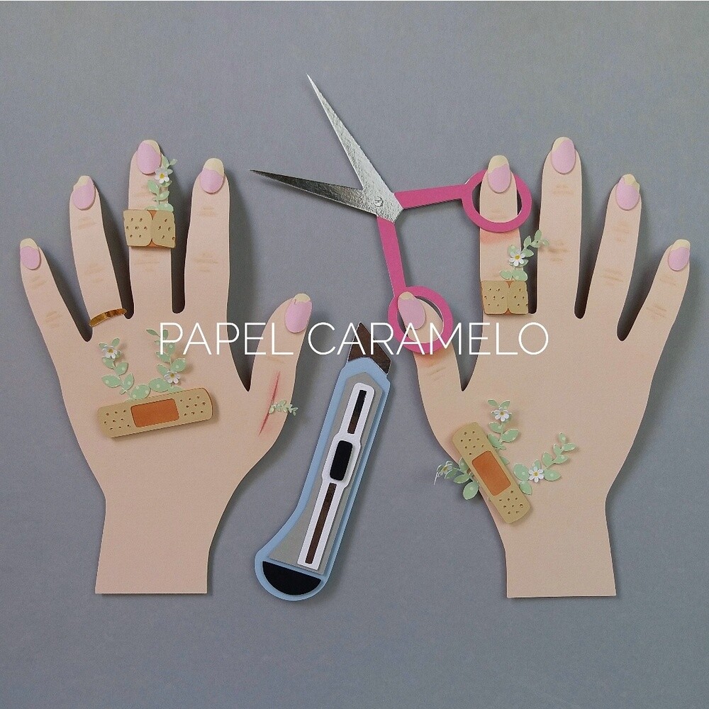 Topo de bolo 04 - Artesã a
