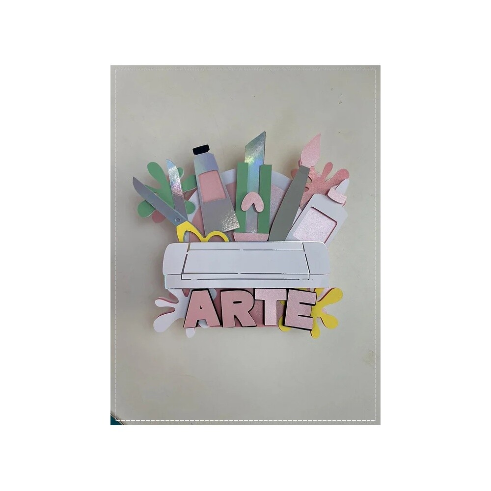 Topo de bolo 07 - Artesã a