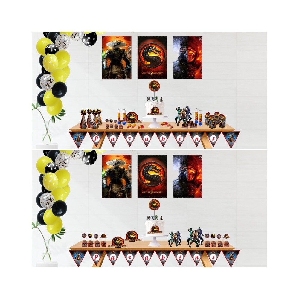 Kit Festa Mortal Kombat 02 Arquivo digital