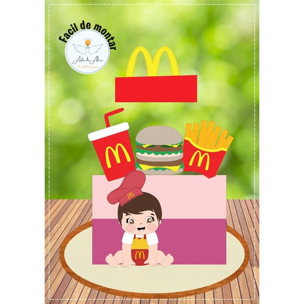 Topo de Bolo MC Donalds 06