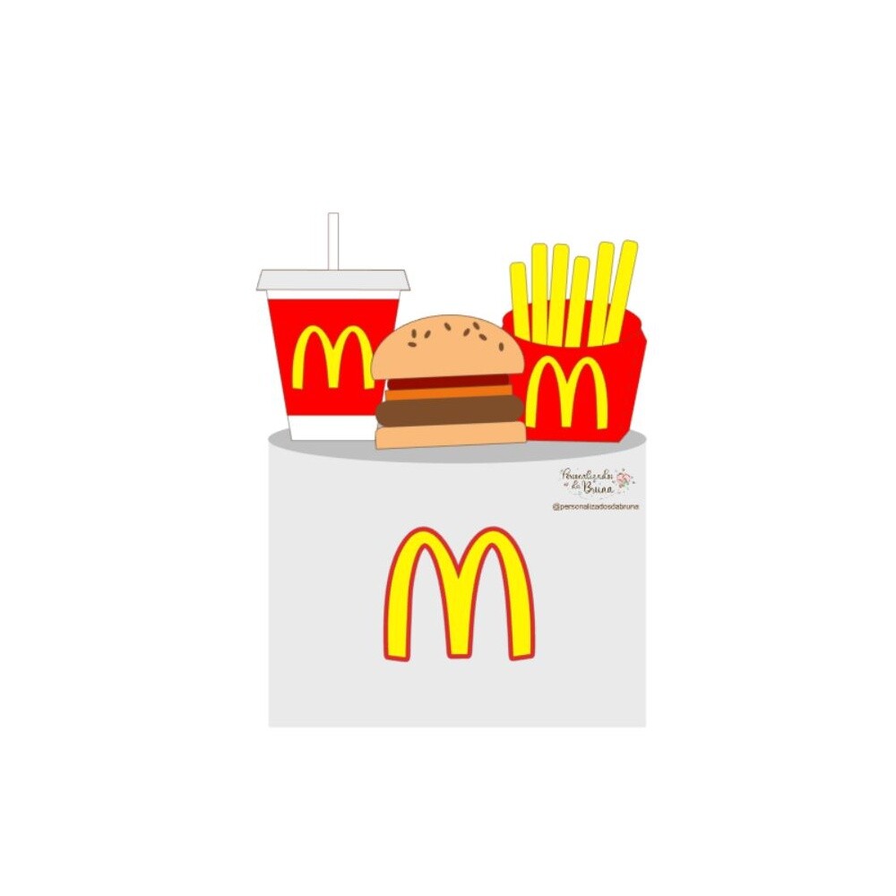 Topo de Bolo MC Donalds 14