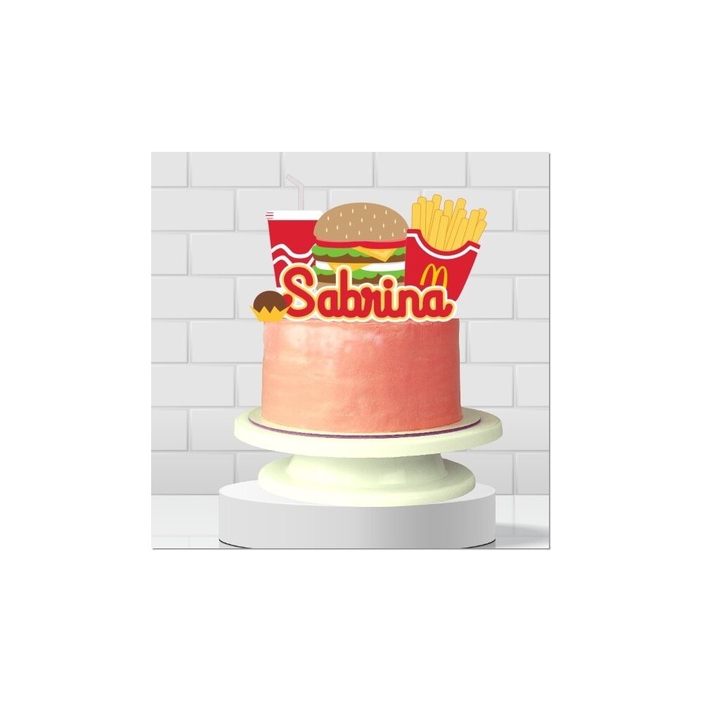 Topo de Bolo MC Donalds 19