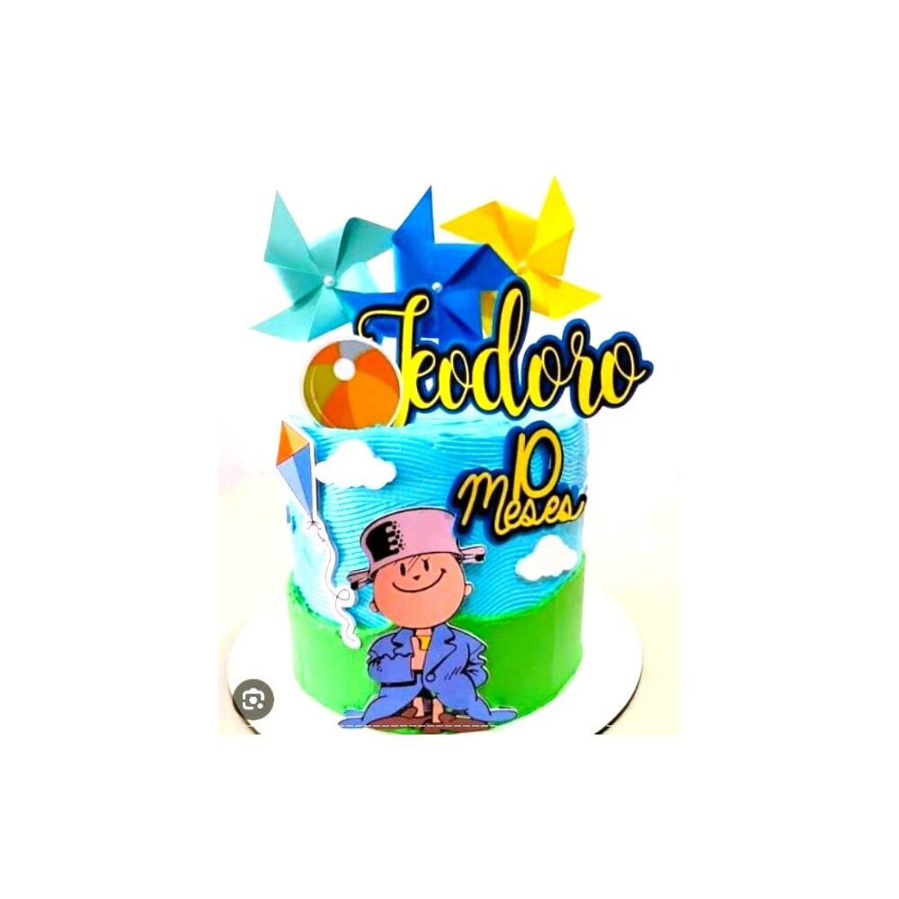 Topo de Bolo Menino Maluquinho para imprimir