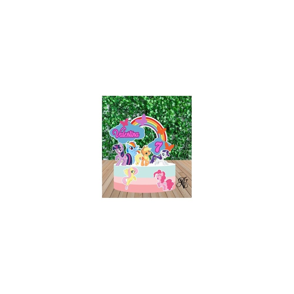 Topo de Bolo My Little Pony 04 Arquivo digital