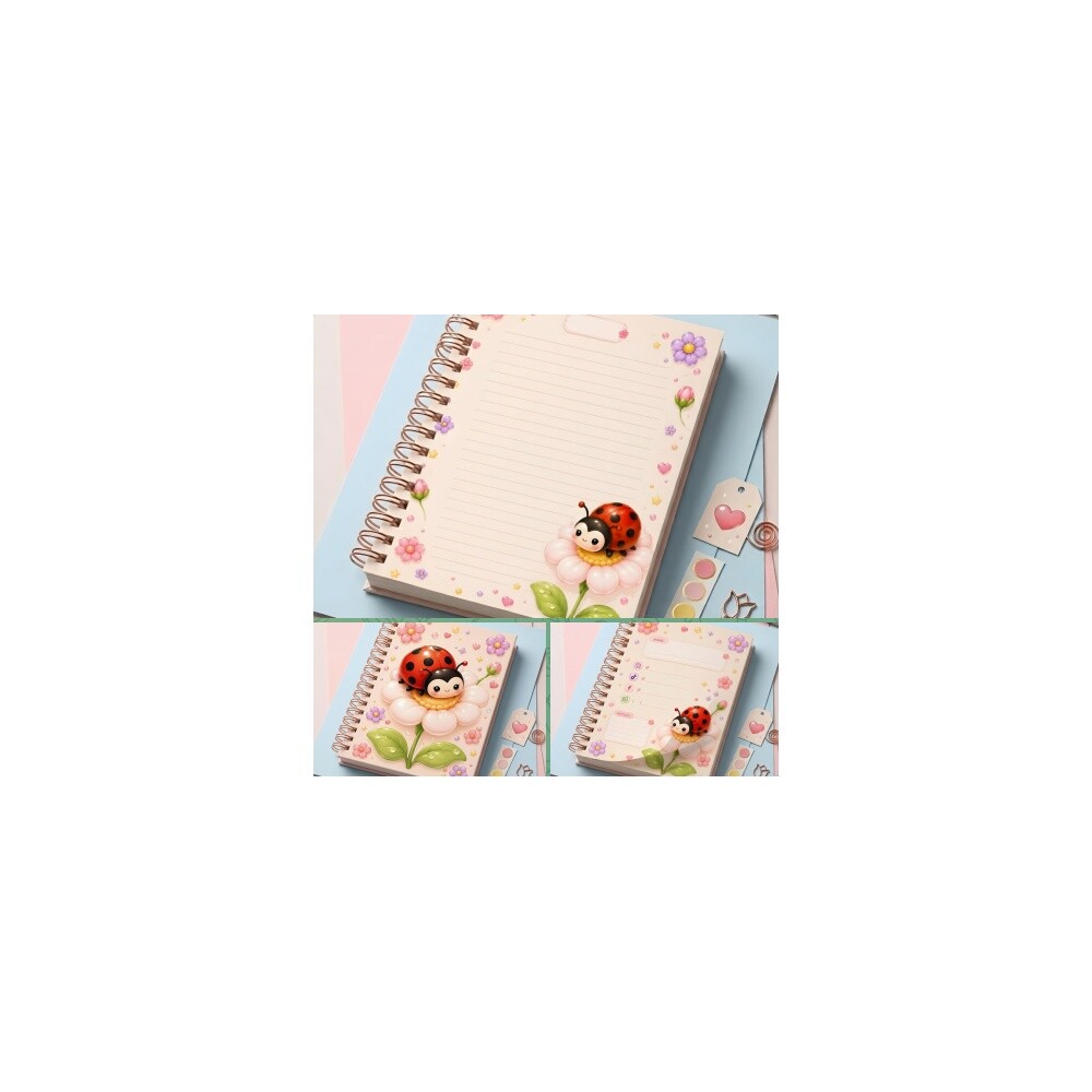 Caderno A5  - Joaninha Fofa
