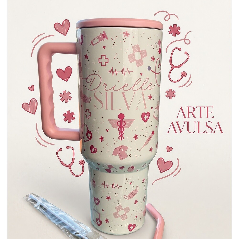 ARTE AVULSA - COPO E CANECA ENFERMAGEM