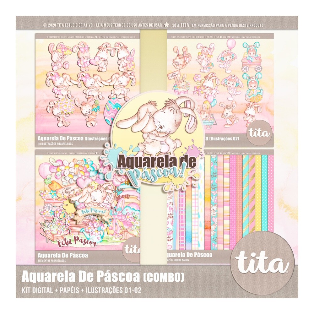 Aquarela de Páscoa