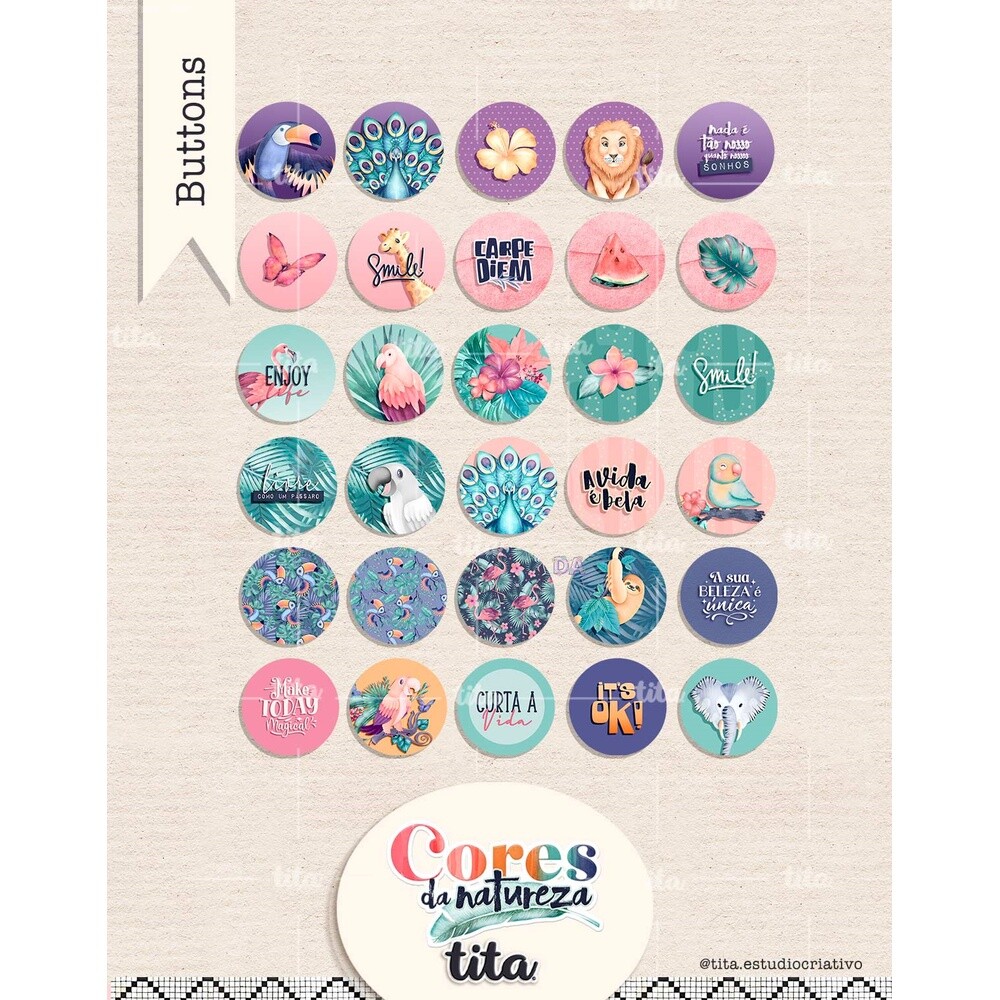 Cores da Natureza 2 - Buttons