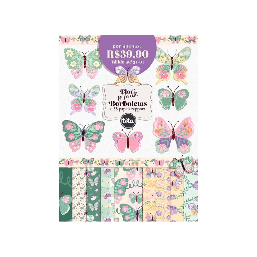 Flor de Maria - Kit Extra Borboletas