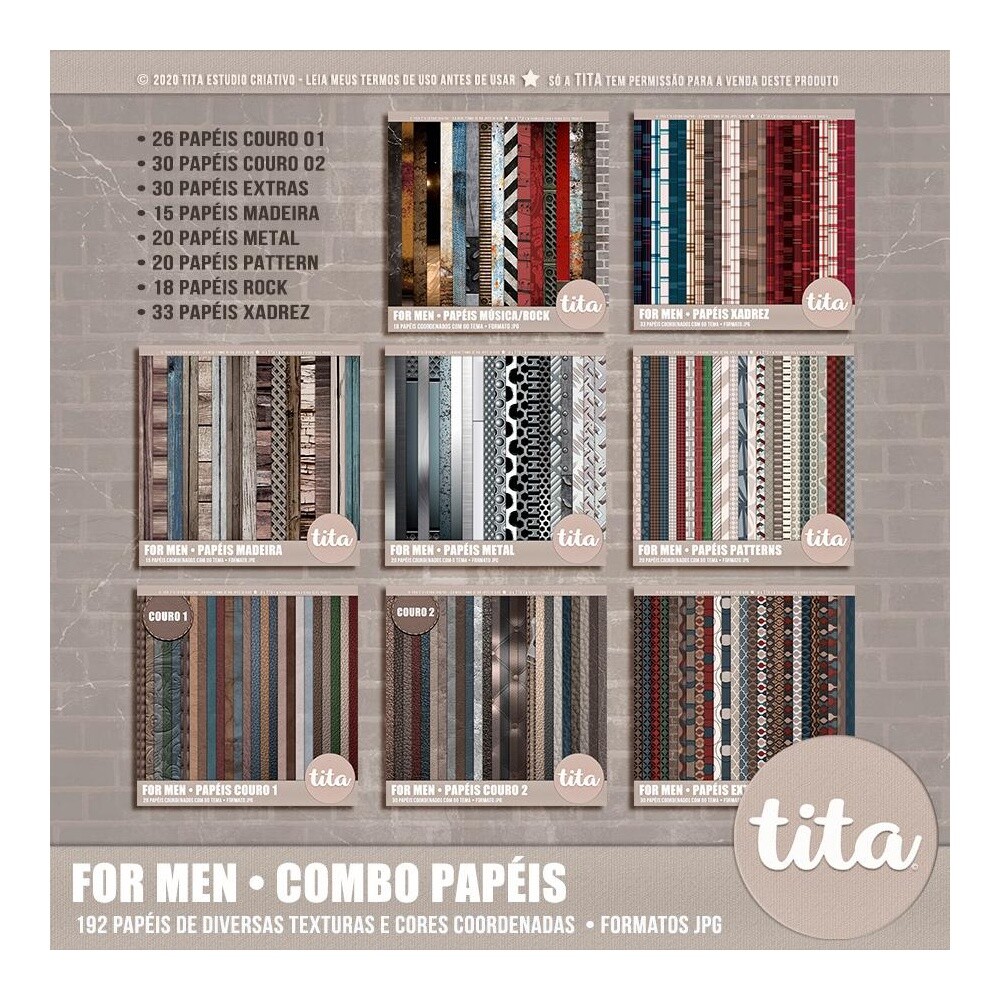 For Men - Combo Papéis