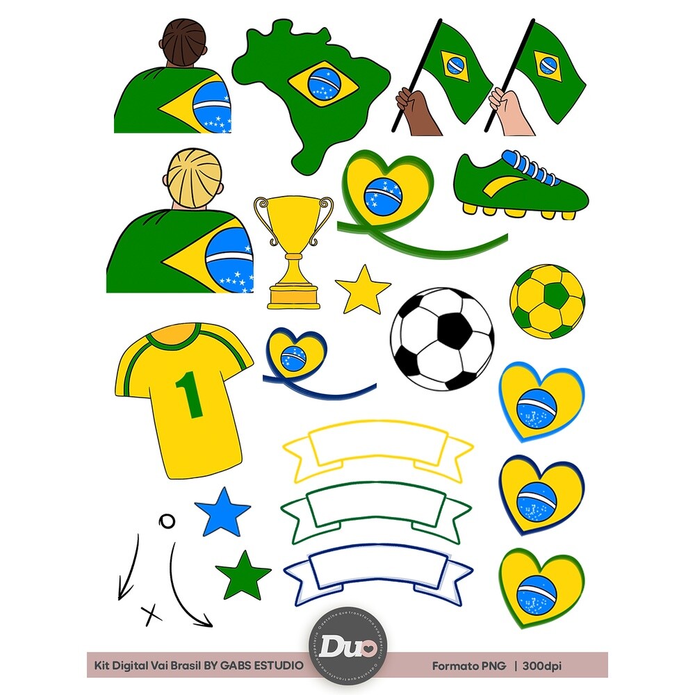 Kit Digital Kit Digital Copa do mundo brasil