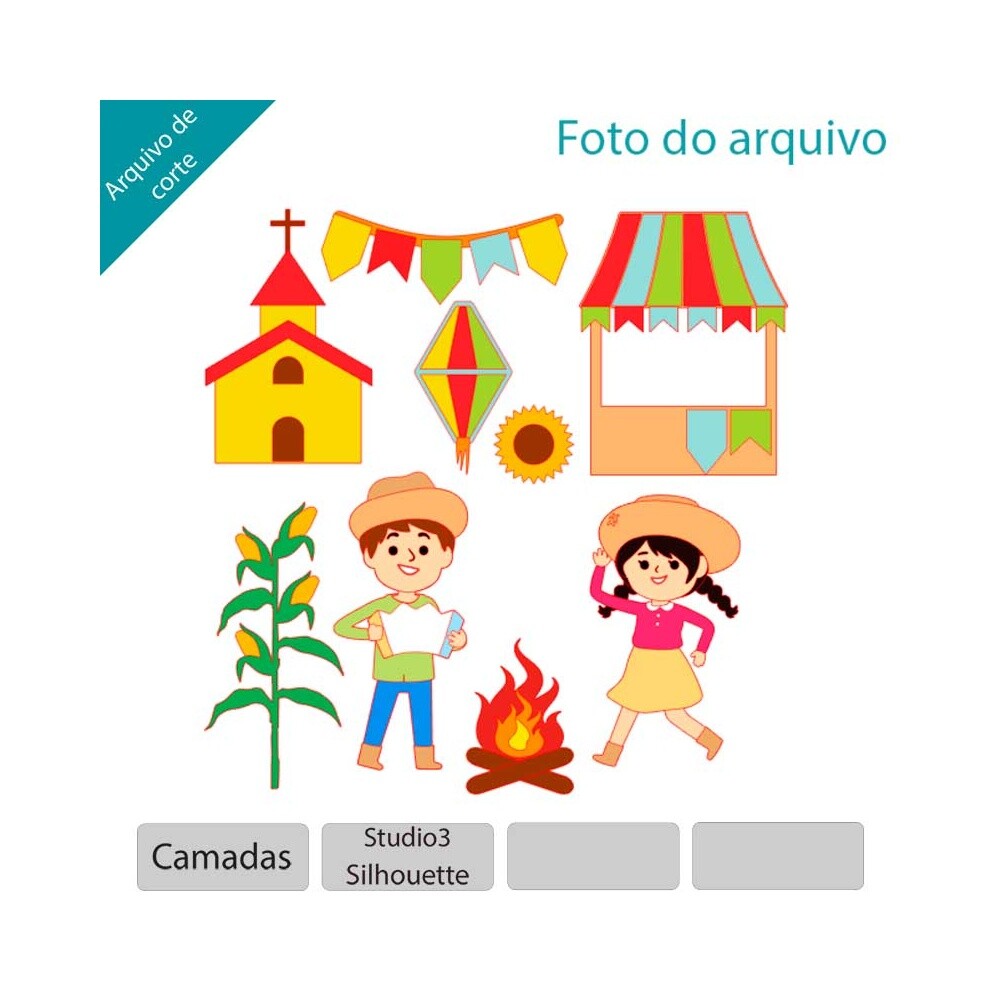 Festa Junina com Igrejinha