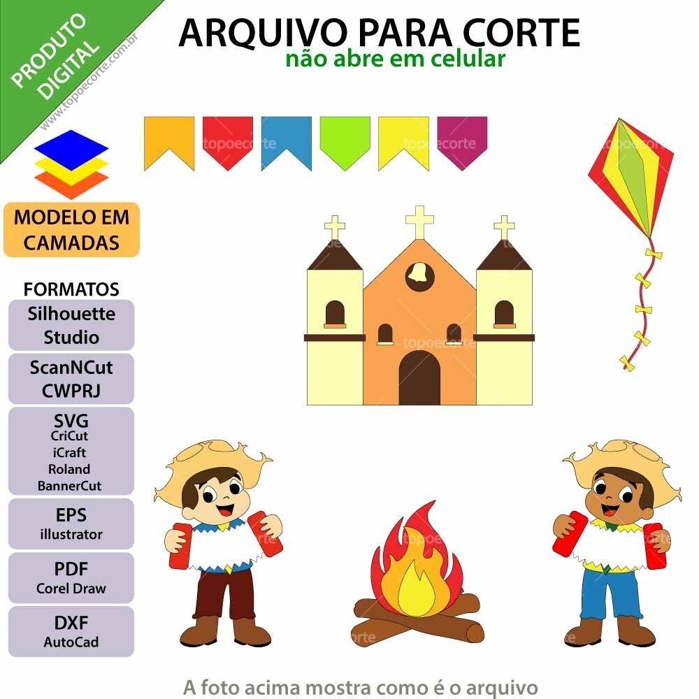 Festa Junina Menino Igreja