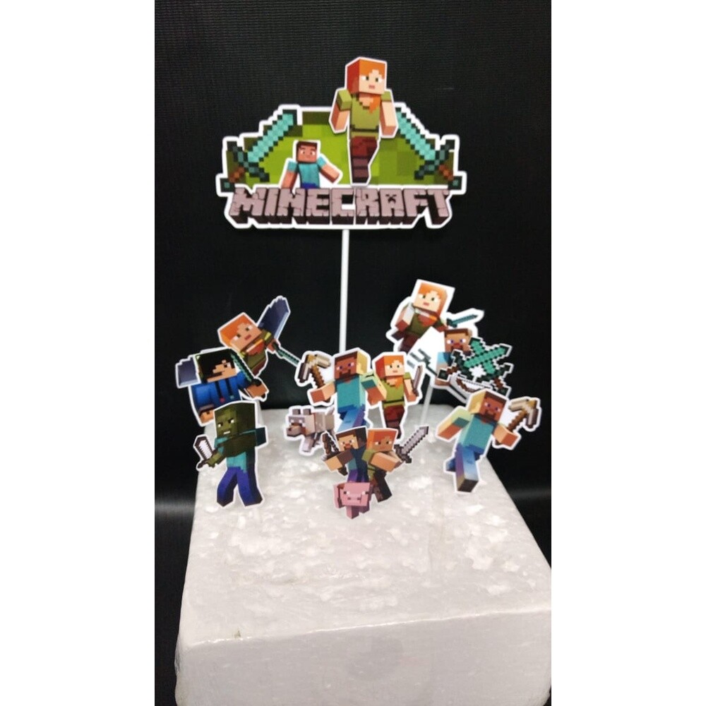 Topo de Bolo Minecraft 02