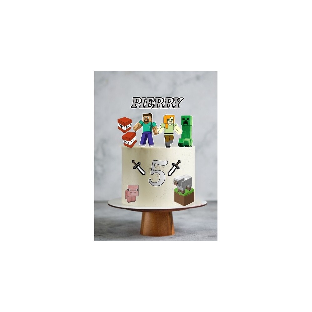 Topo de Bolo Minecraft 06
