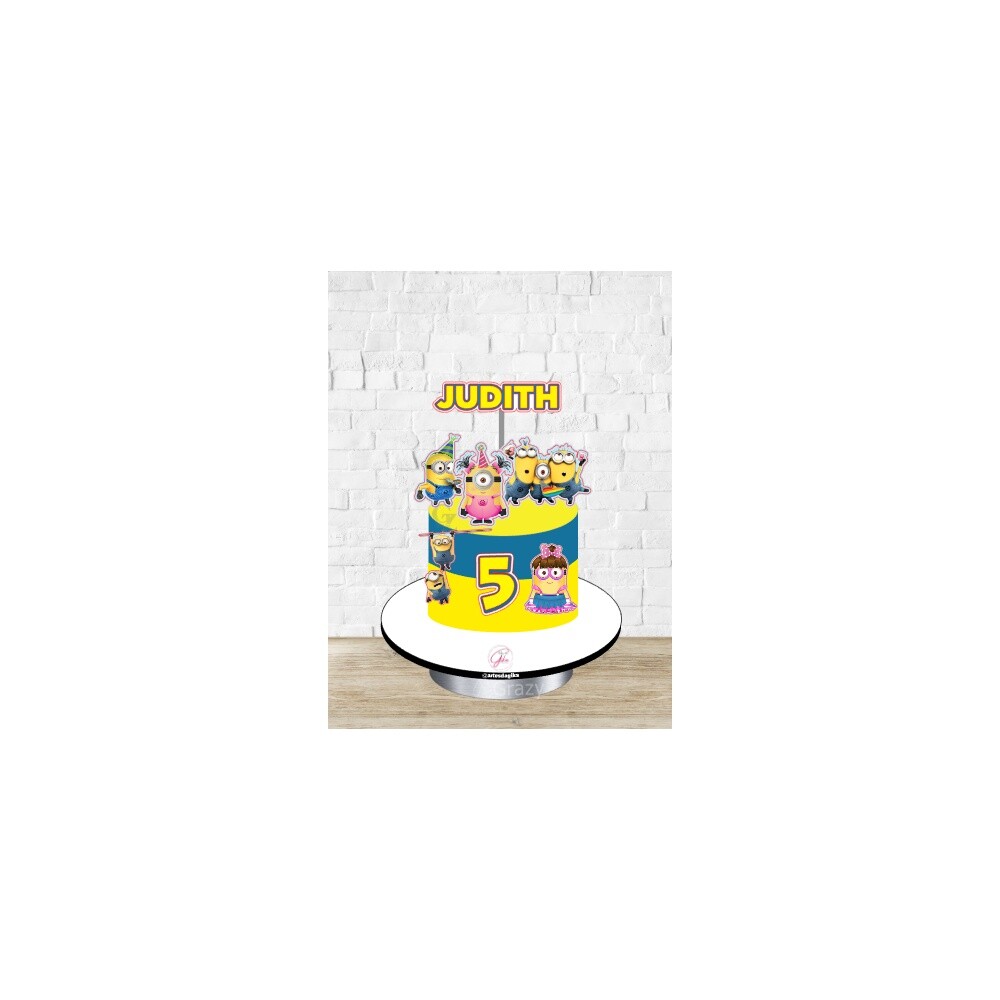 Topo de Bolo Minions 05