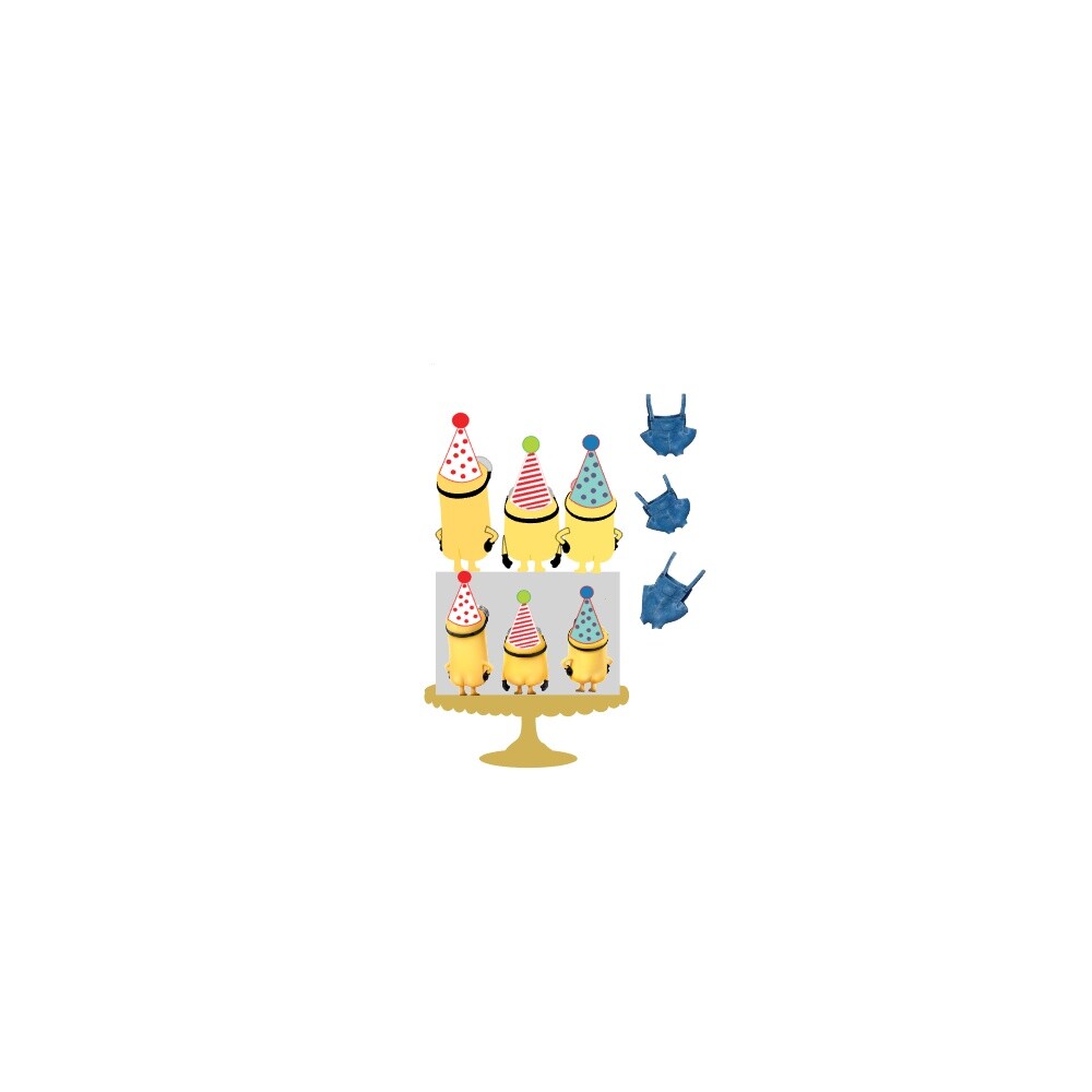 Topo de Bolo Minions 12