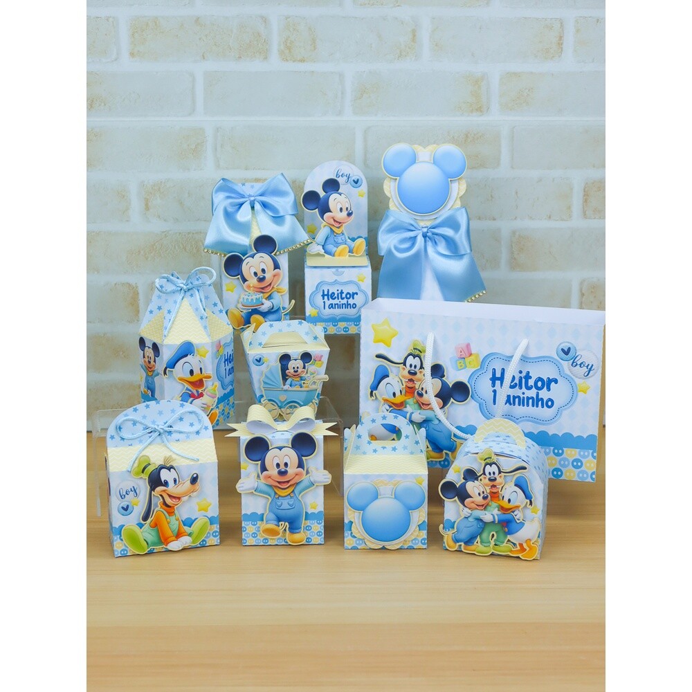Arquivo de Corte 105- Kit Festa Mickey Baby