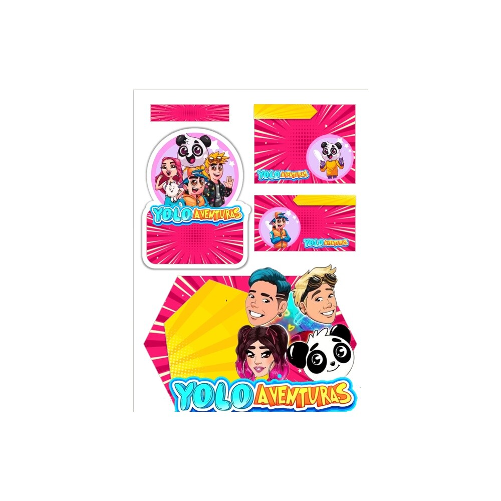 Arquivo Etiqueta Escolar Yolo Aventuras formato ppt