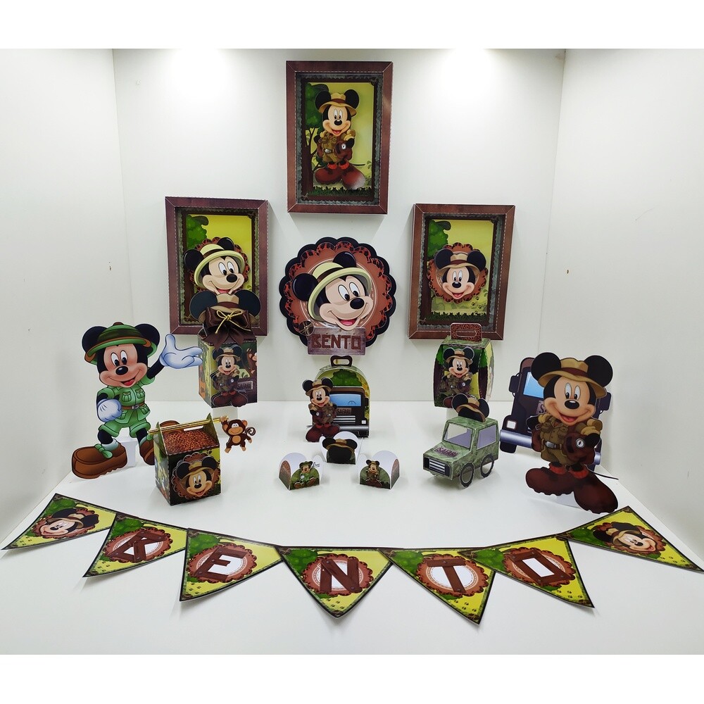 Arquivo de Corte Mickey Safari 24