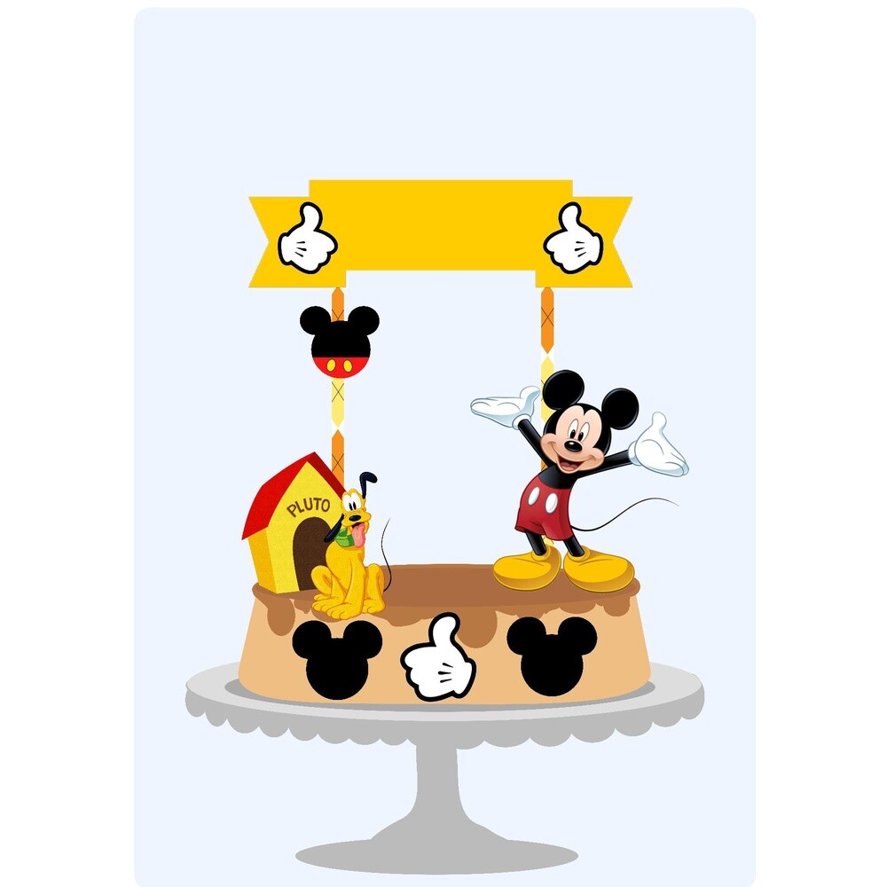 Topo de Bolo Mickey 03