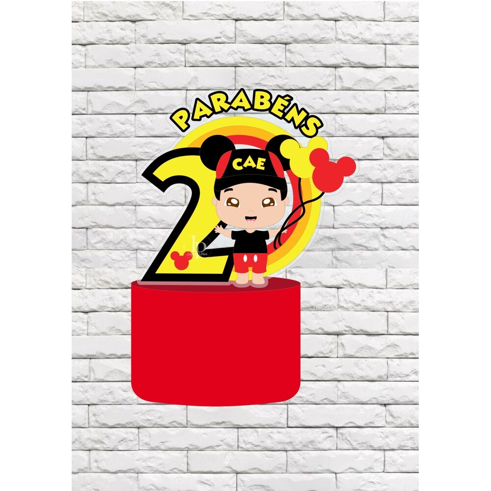Topo de Bolo Mickey 16
