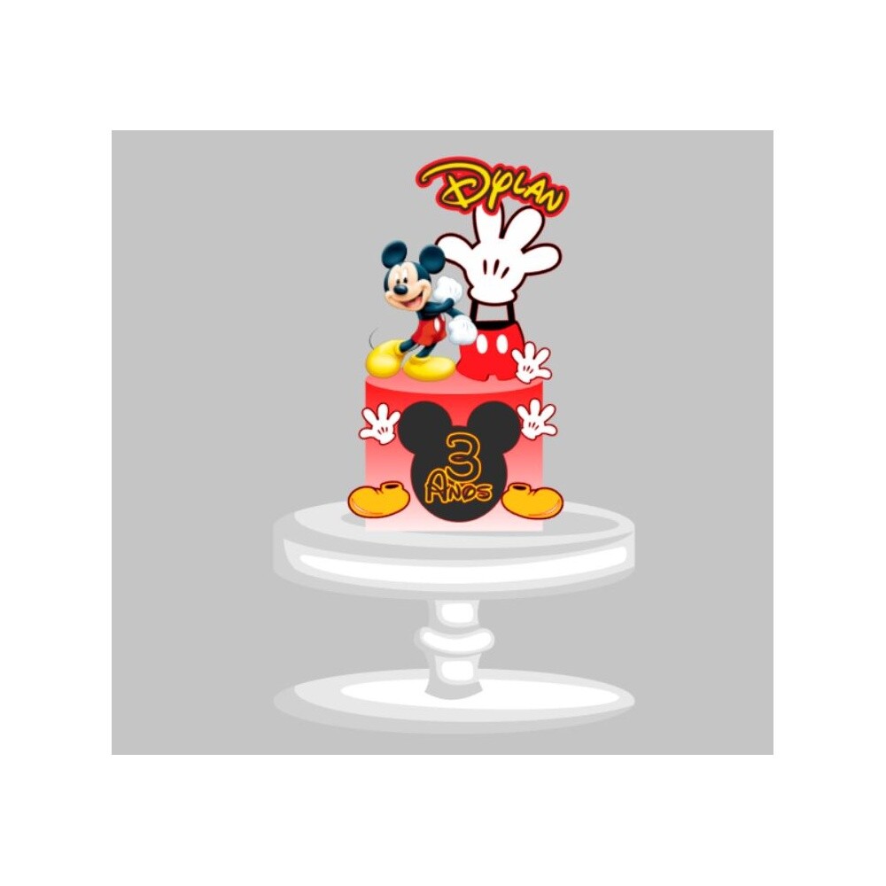 Topo de Bolo Mickey 21