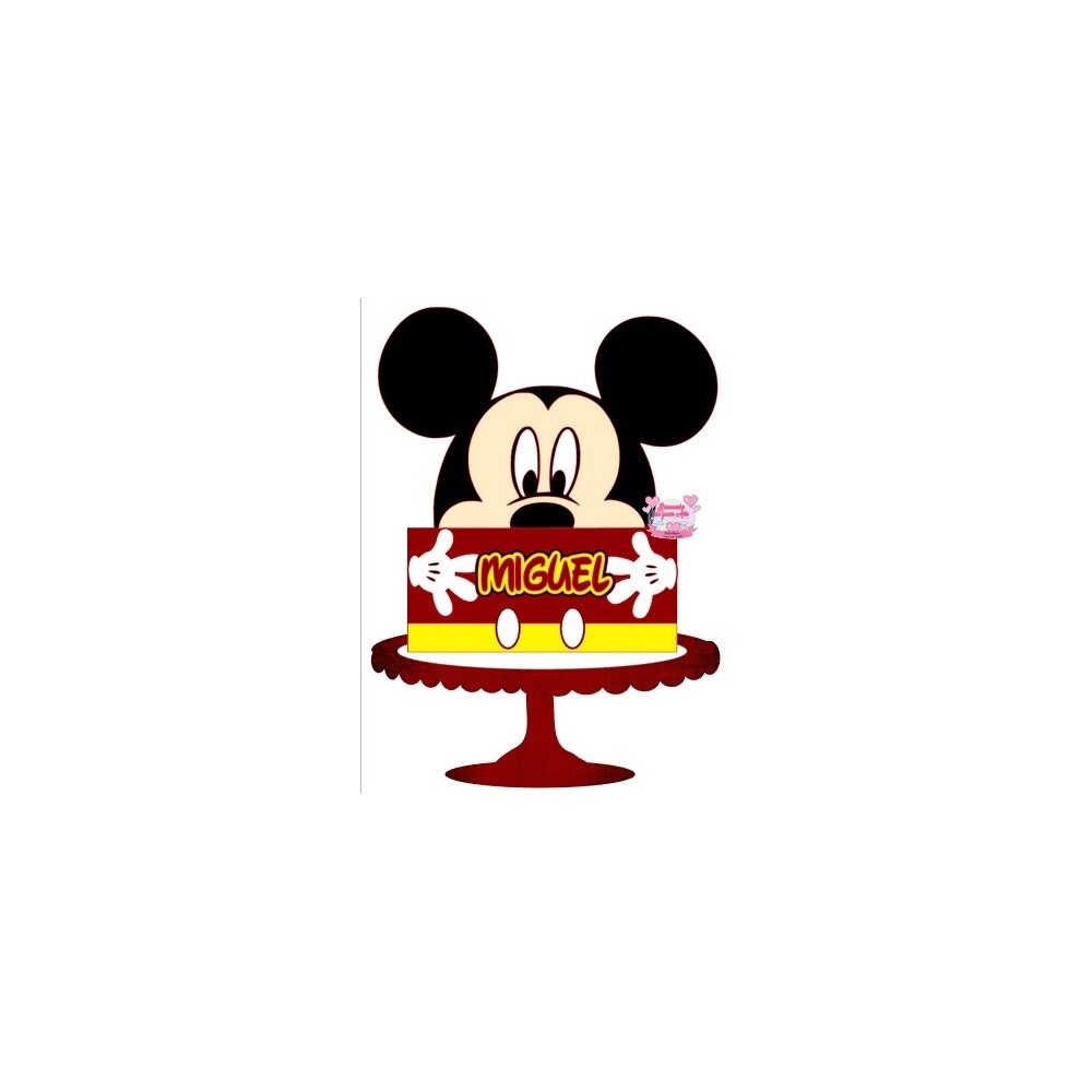 Topo de Bolo Mickey 27