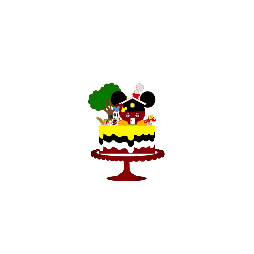 Topo de Bolo Mickey 30